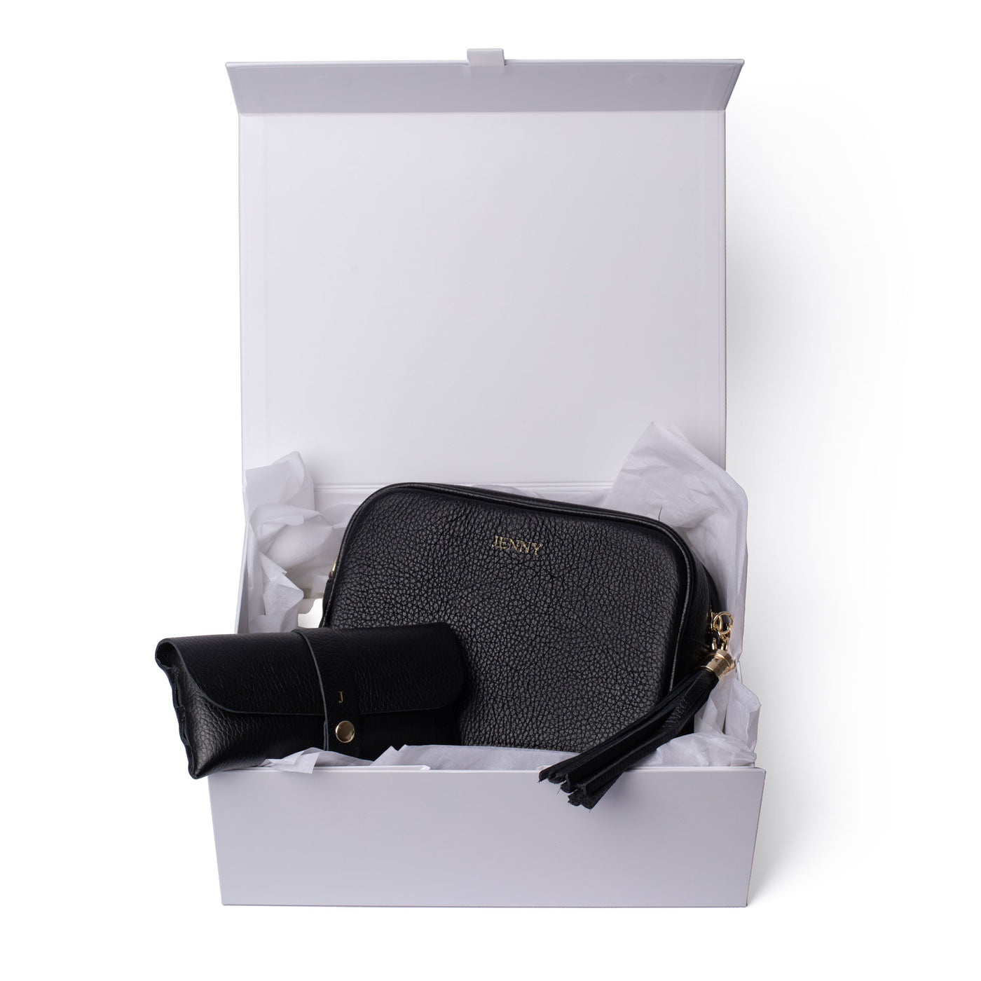 Leather Lady Cross Body & Glasses Case Gift Set