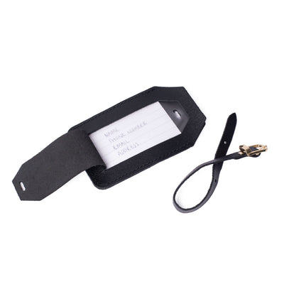 Black Luggage Tag