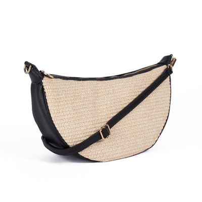 The Raffia Fleur Hip Bag