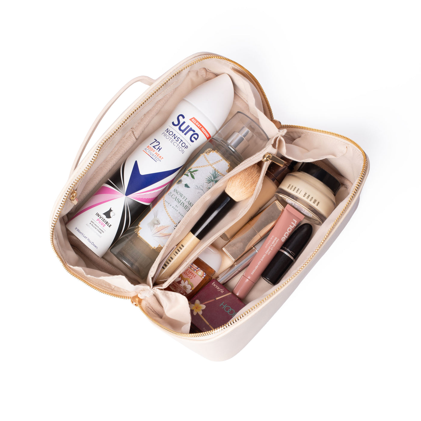 Cream Makeup Case