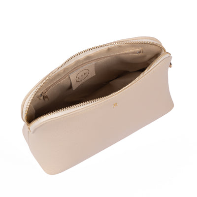 Cream Makeup Bag