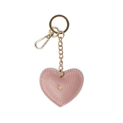 Dusky Pink Ella Heart Bag & Keyring Valentine's Gift Set