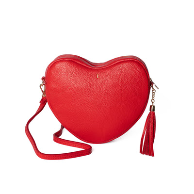 Red Ella Heart Bag & Keyring Mother's Day Gift Set