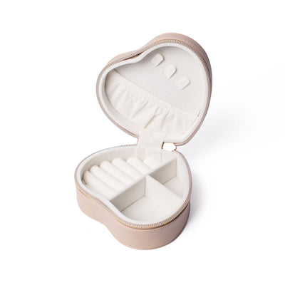 Taupe Heart Trinket Case