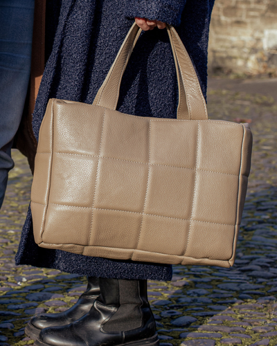 Dark Taupe Lola Tote Bag