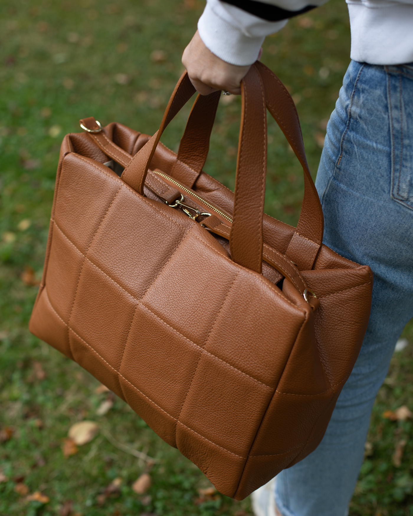 Tan Lola Tote Bag